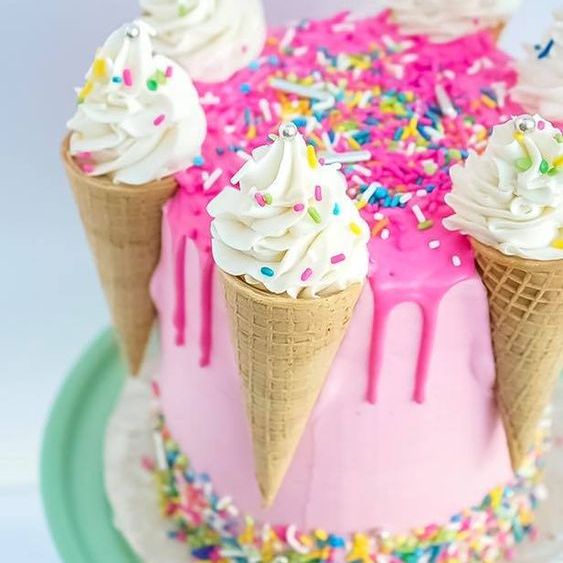 Food Illusions: Ice Cream Drip Cake & Cake Pops - Aug 9th