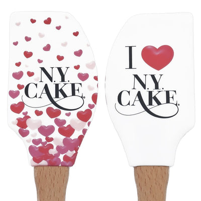 NY CAKE Hearts Silicone Spatula