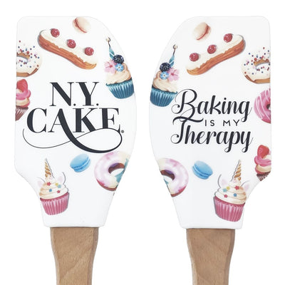 NY CAKE Baking is My Therapy Silicone Spatula
