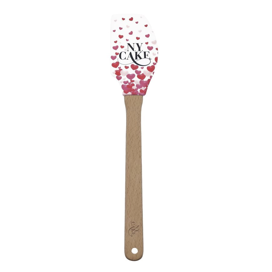NY CAKE Hearts Silicone Spatula